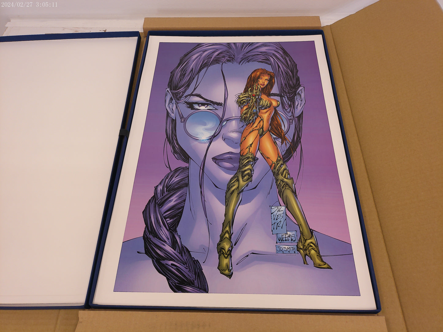 Michael Turner Signed ~ Deluxe Portfolio prints Limited Edition Tomb Raider