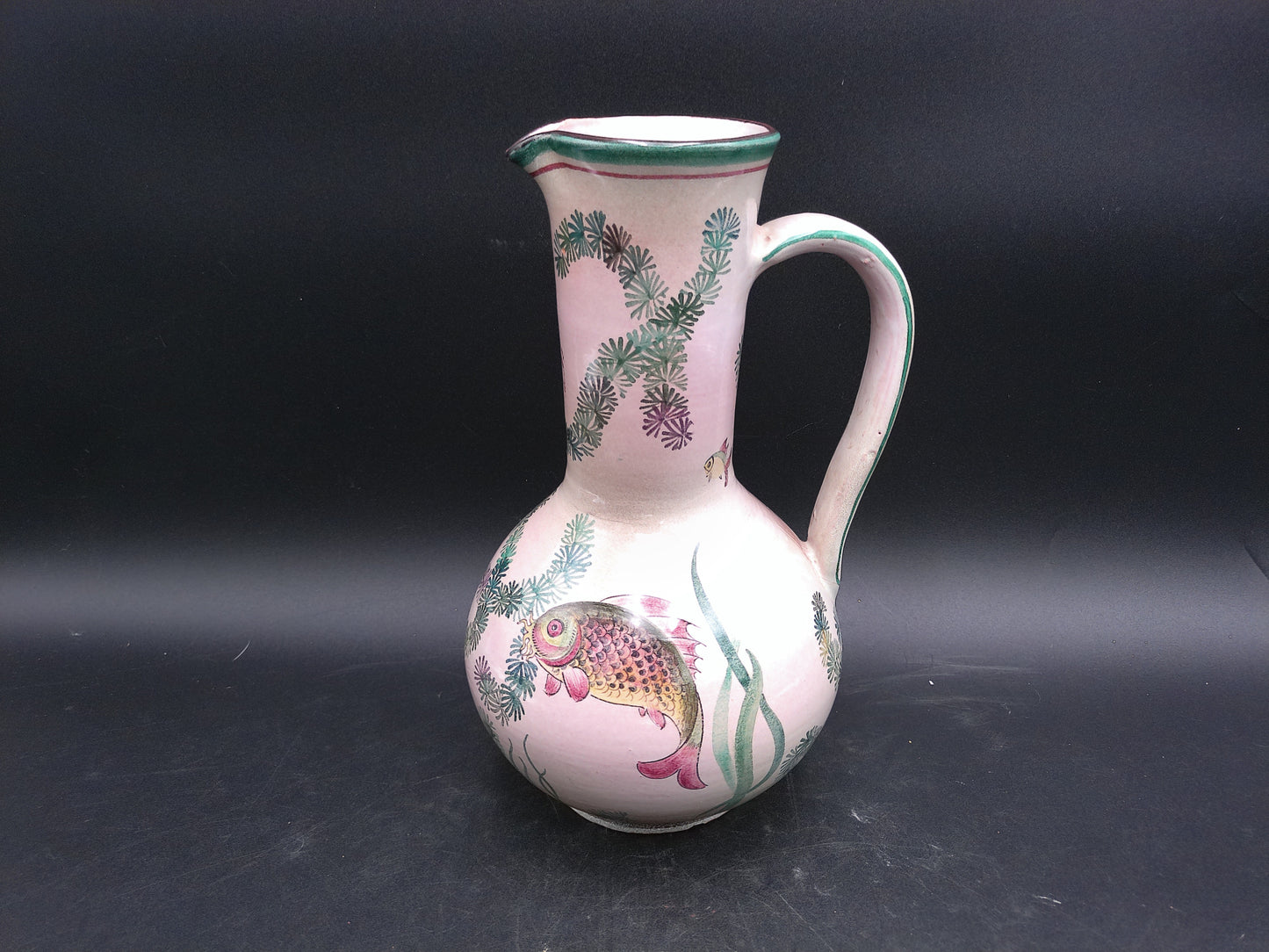 Pitcher Jug by Keramik Luzerner 1960s Numbered West German Signed