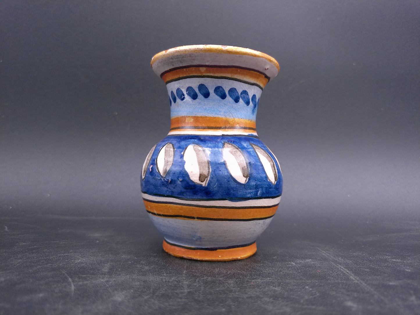 Vase Small Hand Made in Italy Marked on Bottom