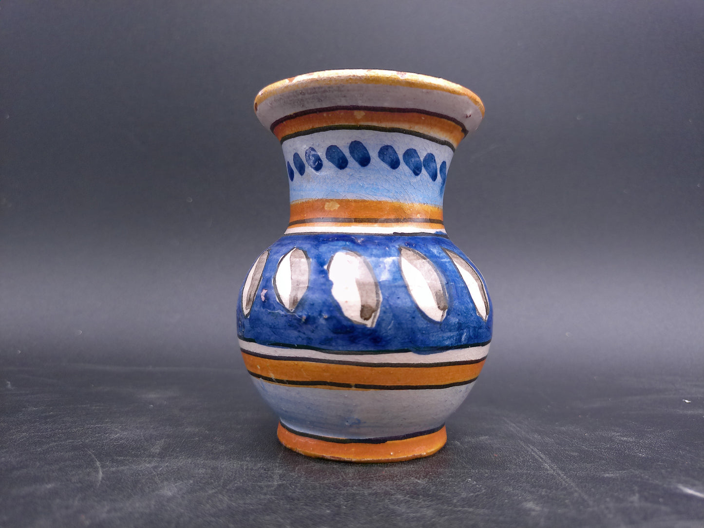 Vase Small Hand Made in Italy Marked on Bottom