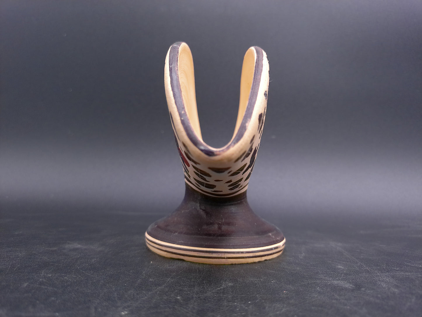 Greek Hand Made & Painted In Greece Napkin Holder Rooster Artwork