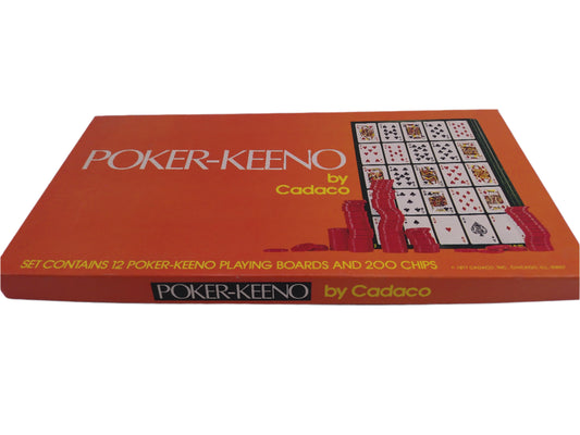 Poker Keeeno Board Game  by Cadaco 1977 Vintage