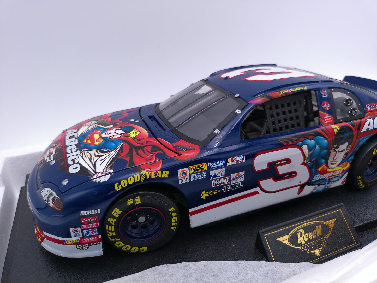 Dale Earnhardt Jr #3 AC Delco Superman Monte Carlo 1/24 diecast Racing Car 1999