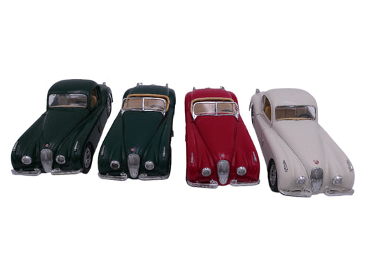 Jaguar Miniture Diecast Cars 1:24  Lot of 4