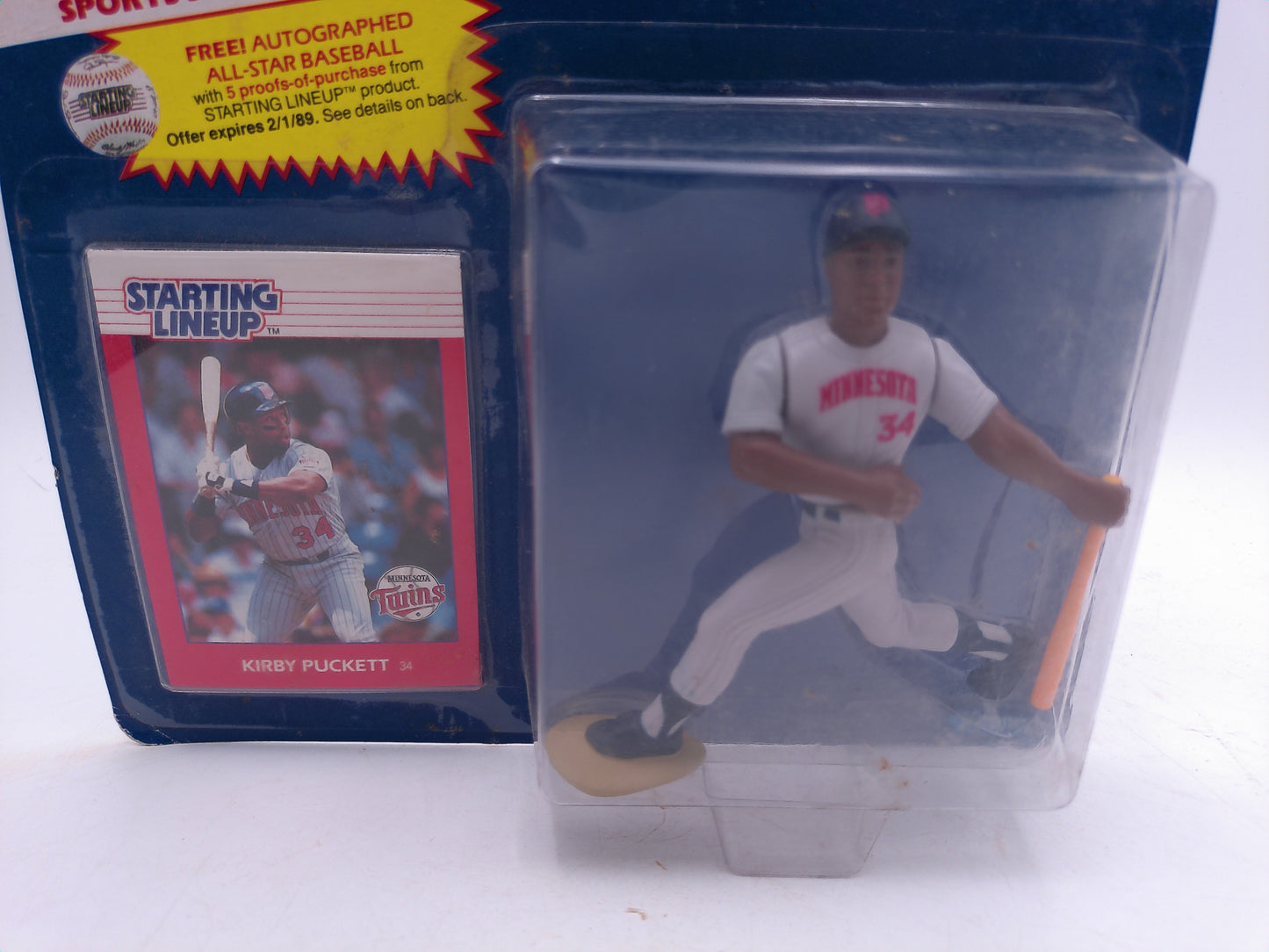 Sealed Starting Lineup Kirby Puckett #34 figure:Twins lot of 2 different models
