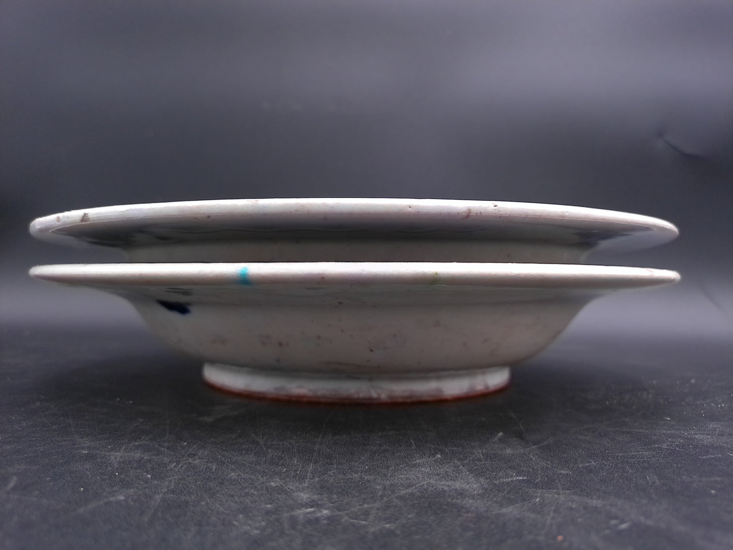 Ceramic Floral Vintage Dish Plate Bowl handmade ceramic plate Set of 2