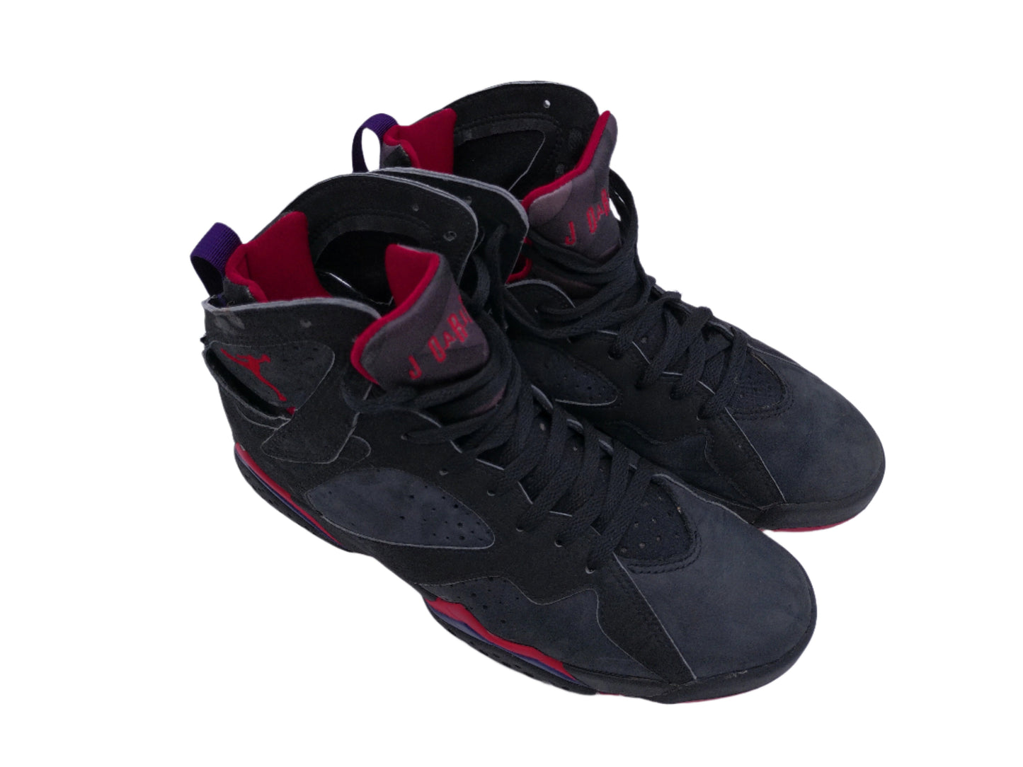 Nike Air Jordon 7 OG Raptors Black and Red 1992 Size 11 Men Shoes w/ box
