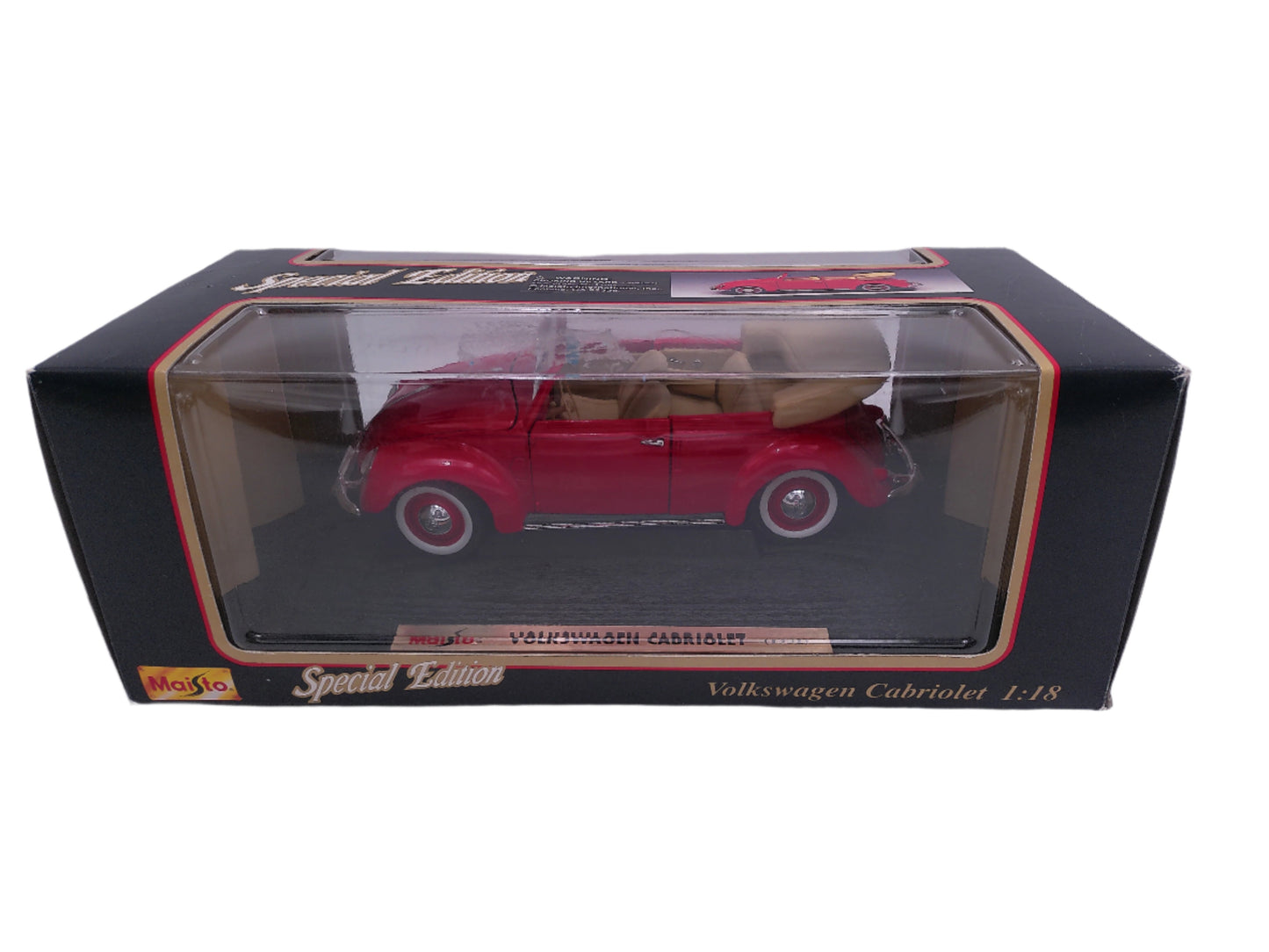 Maisto Special Edition  1951 Volkswagen Cabriolet 1/18 Red
