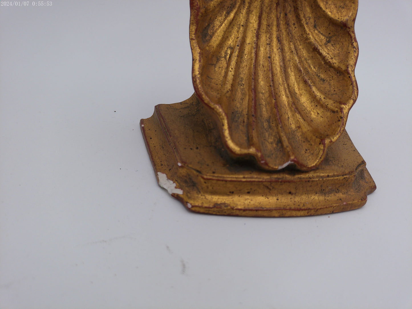 Lot of 3 Vintage Gold Colored Plaster Bookends