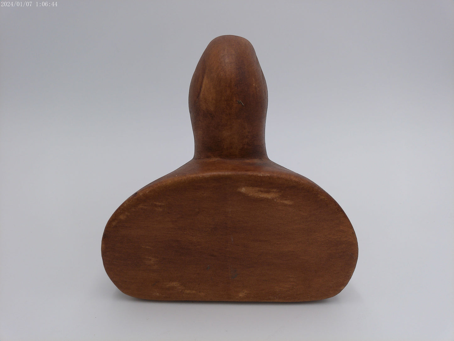 Vintage sand Craved Wooden Duck