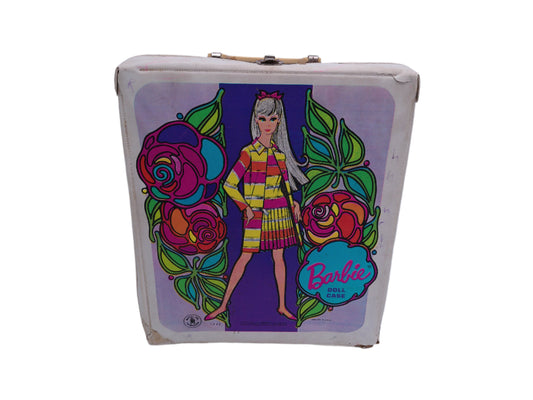 Vintage 1967 Barbie Doll Case with Barbie inside