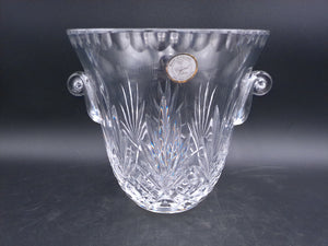 Crystal Champagne Bowl Made in  Poland Clear 24% Lead Crystal Cut Elegant