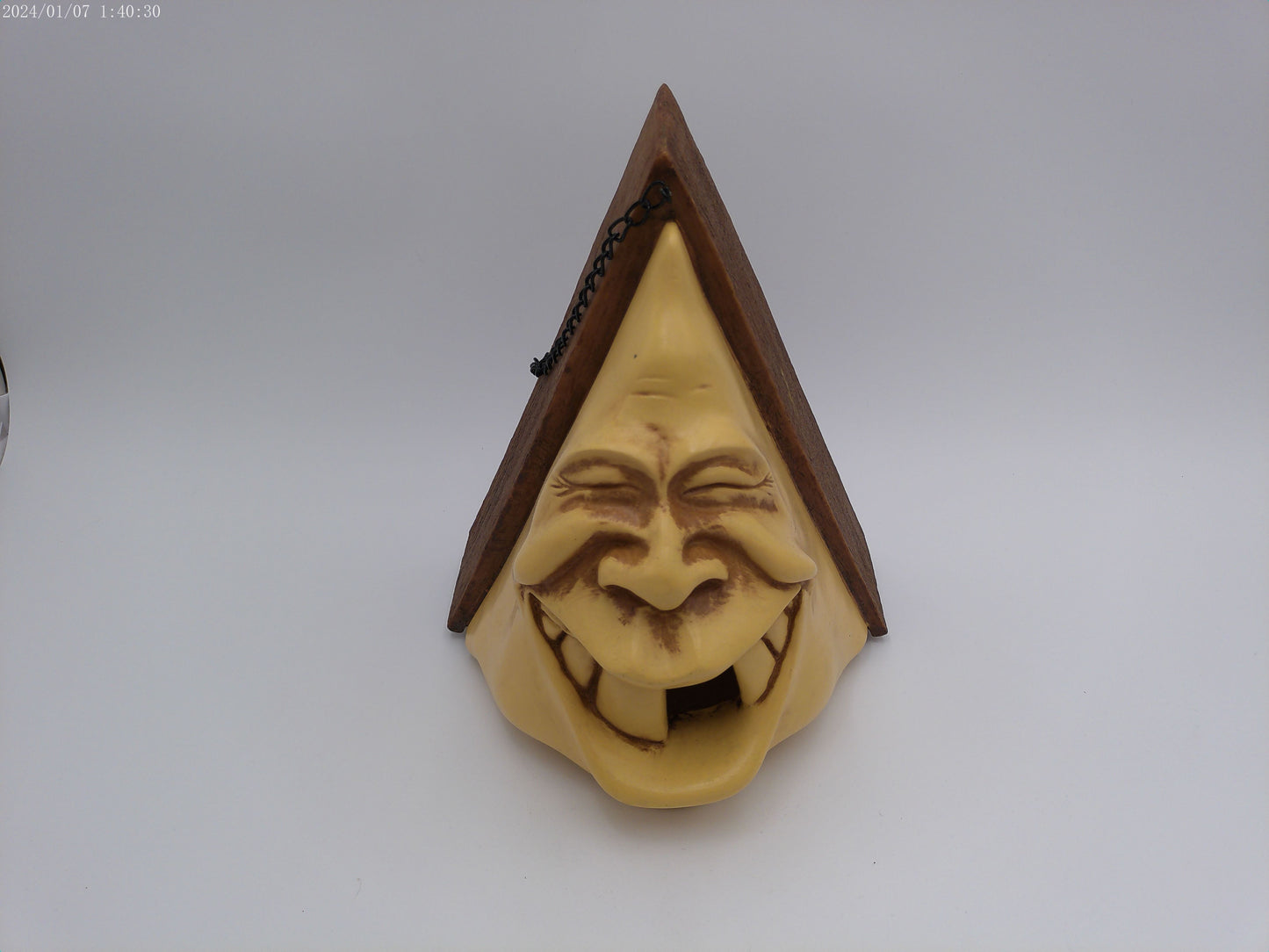 Clown  Birdhouse Garden l Statue Missing Tooth opening