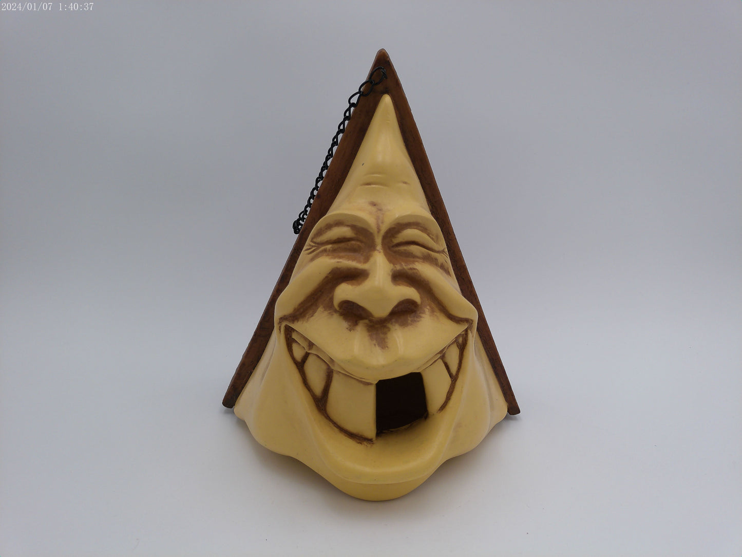 Clown  Birdhouse Garden l Statue Missing Tooth opening