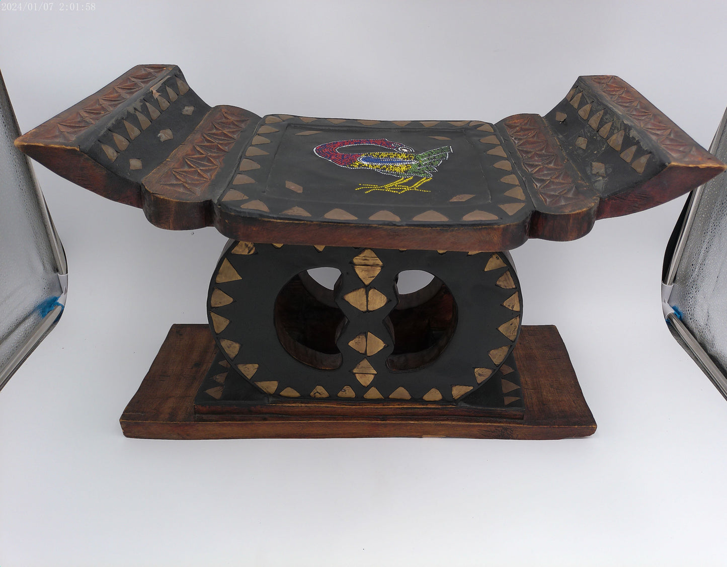 Hand Craved African Ashanti Stool Seat