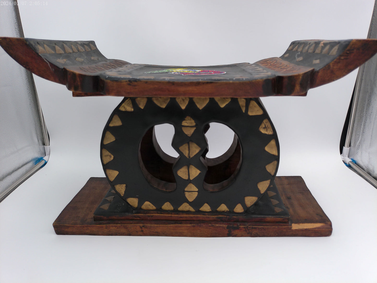 Hand Craved African Ashanti Stool Seat