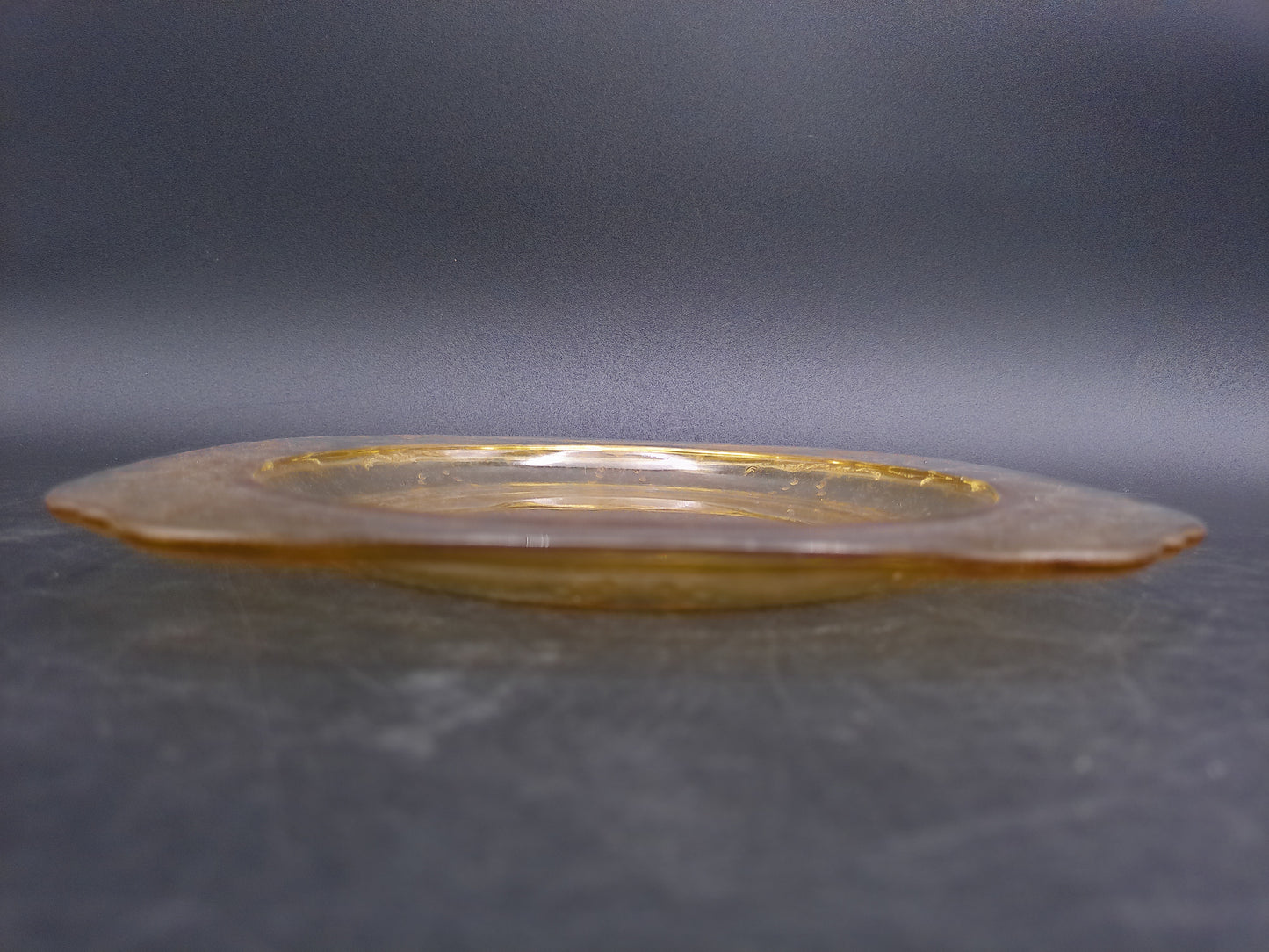 Depression Glass Federal Amber Madrid 6" Bread Plate