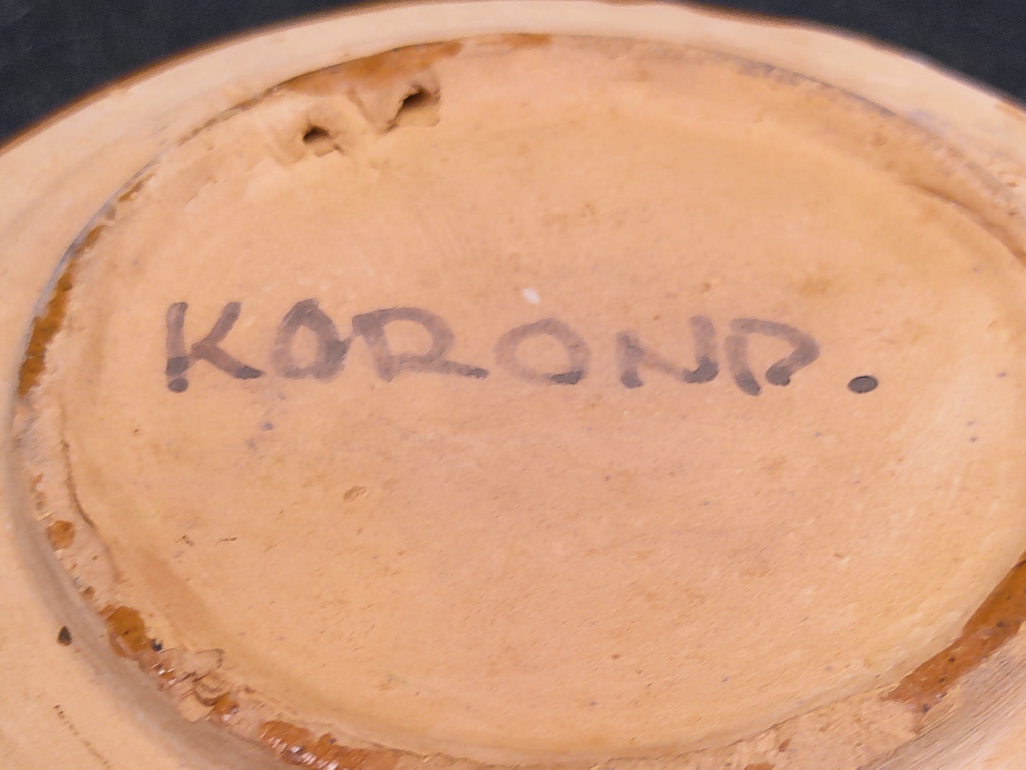 Korond Small Dish Plate Made in Transylvania and Mikasa China Dish from Japan