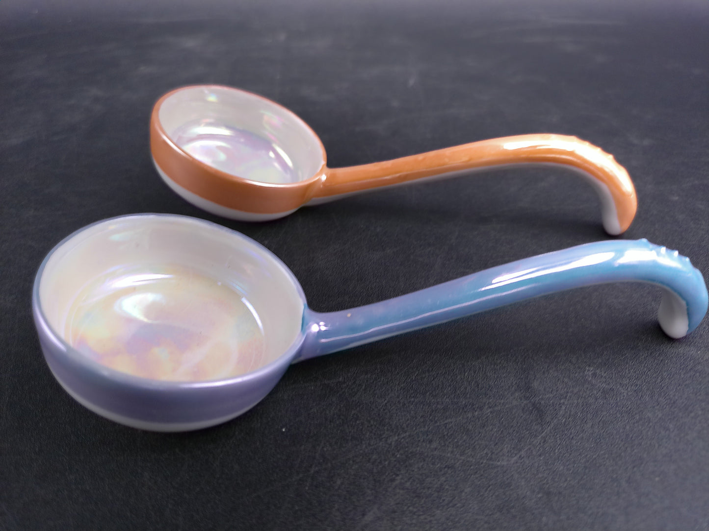 Noritake Soup Bowl With 2 Spoons Handpainted Vintage