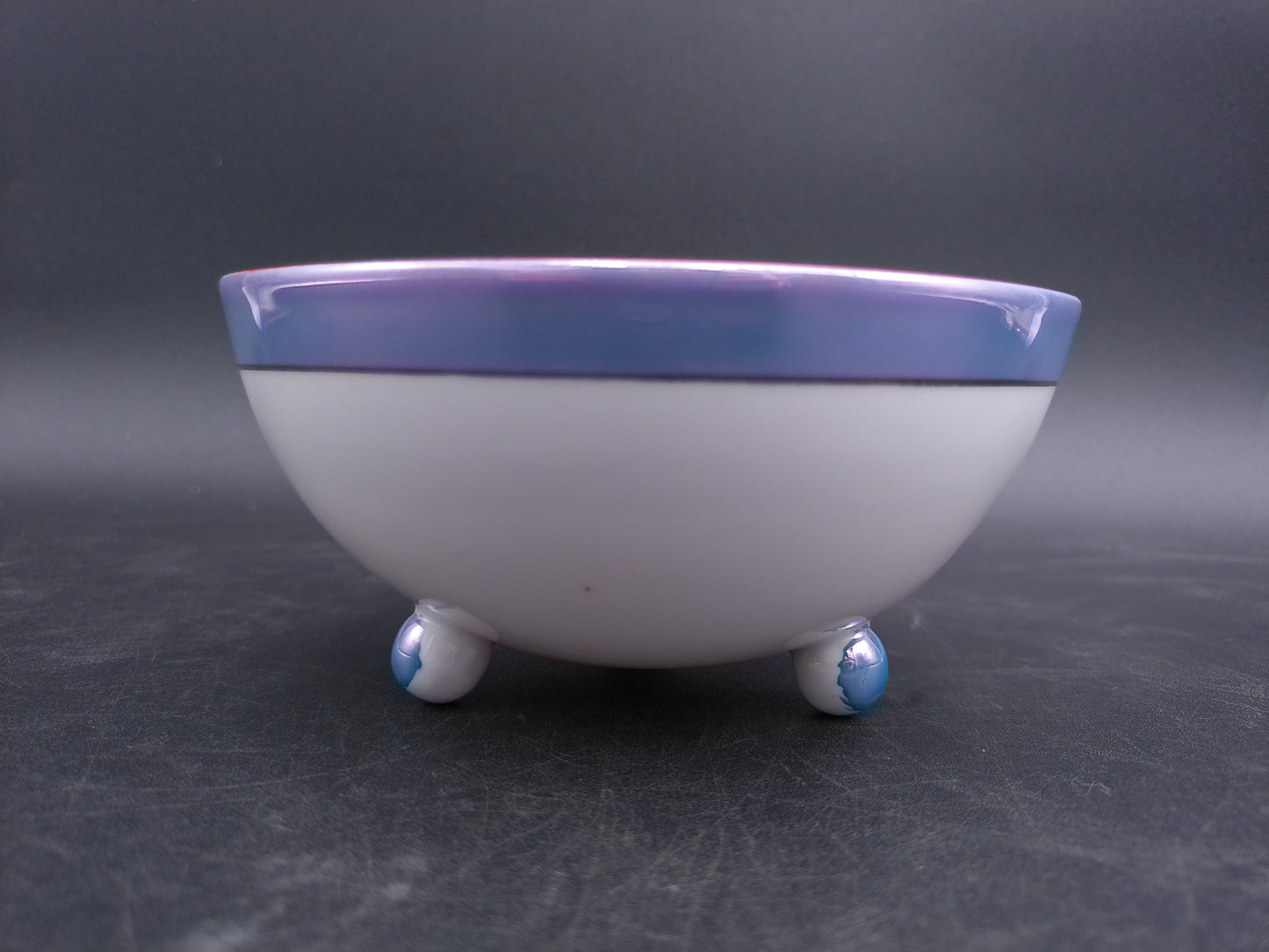 Noritake Soup Bowl With 2 Spoons Handpainted Vintage