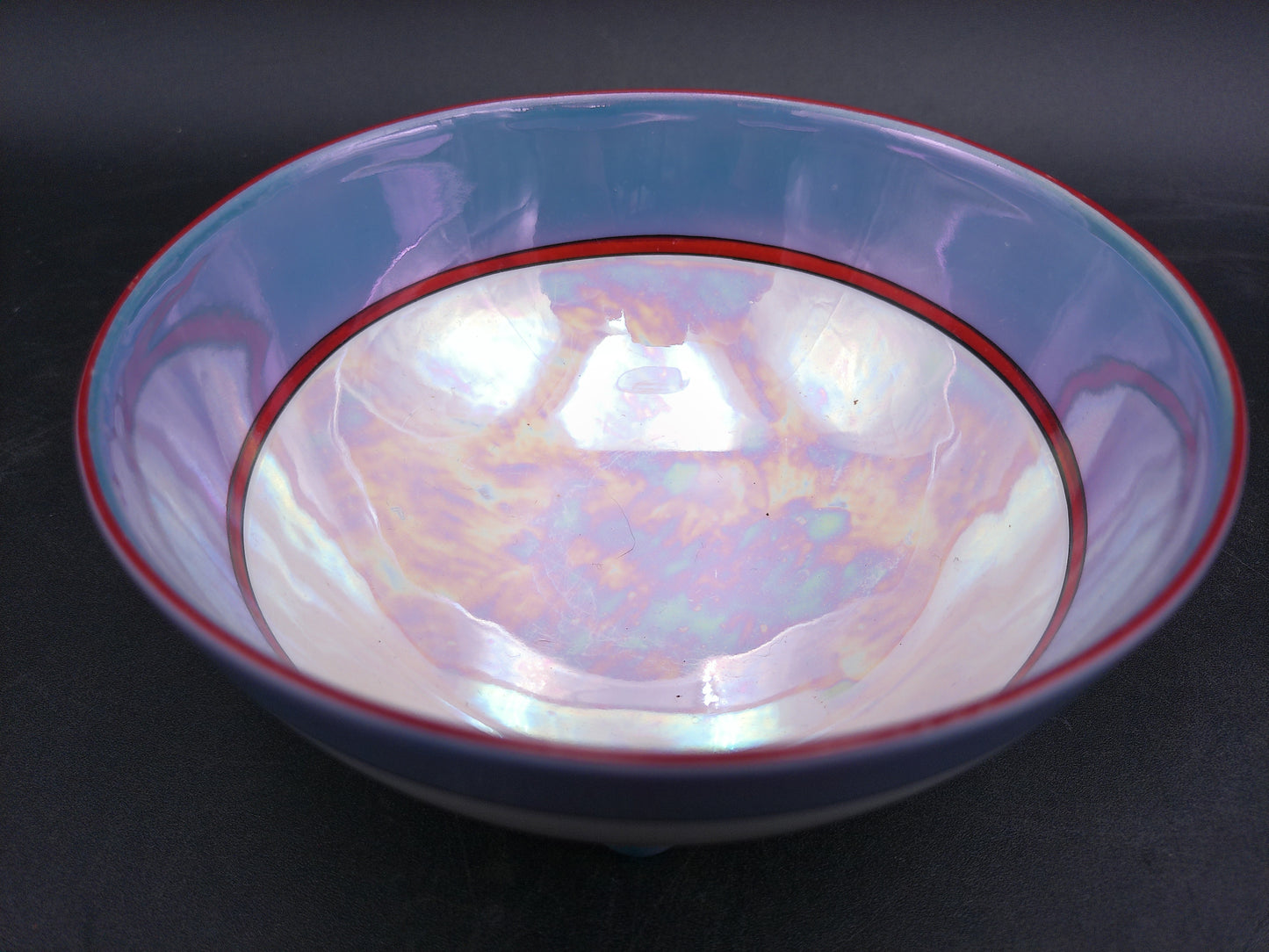 Noritake Soup Bowl With 2 Spoons Handpainted Vintage