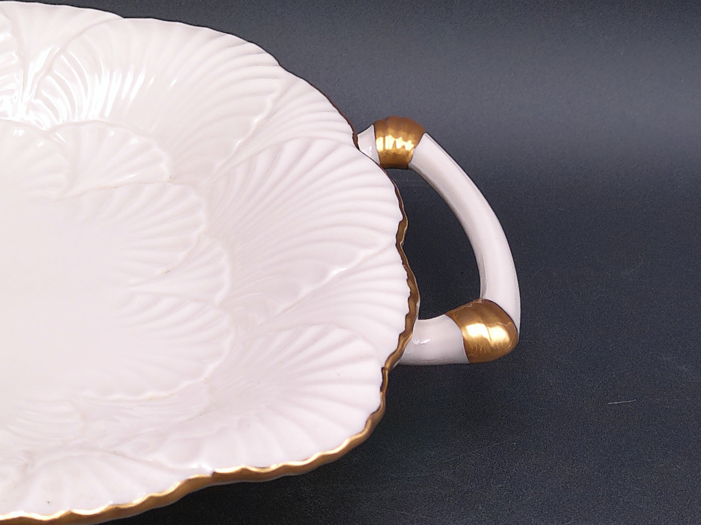 Gold Plated 24K Lenox Serving Platter Dish Vintage