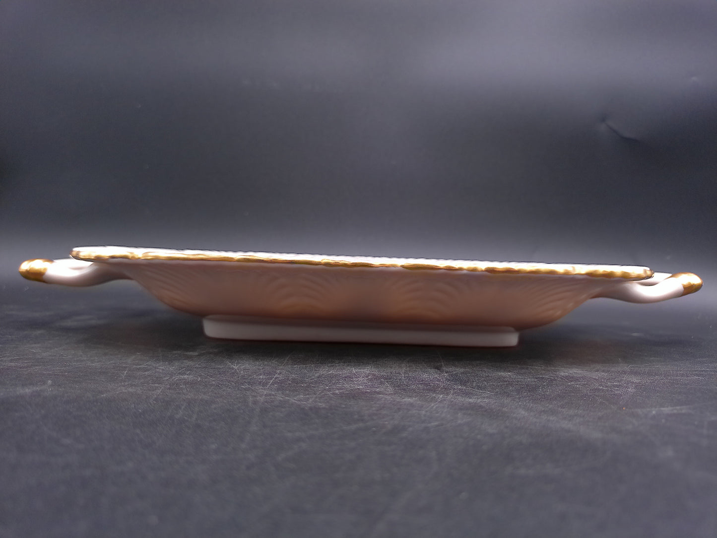 Gold Plated 24K Lenox Serving Platter Dish Vintage