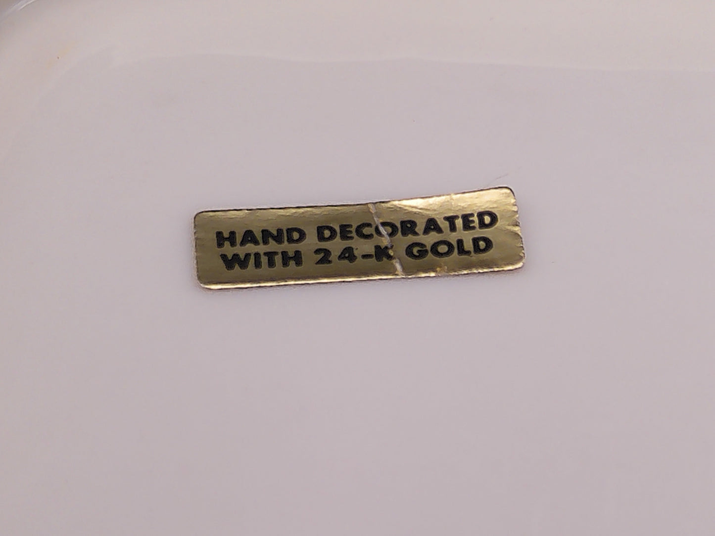 Gold Plated 24K Lenox Serving Platter Dish Vintage