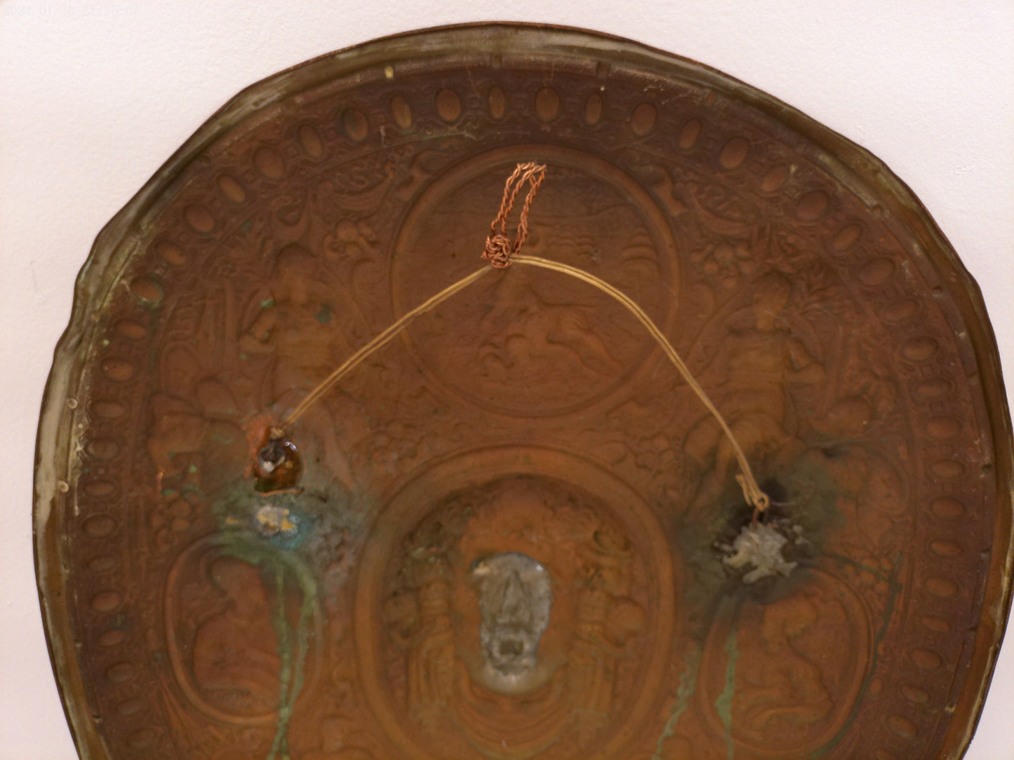 Metal Sheild after BENVENUTO CELLINI'S Parade of FRANCESCO I De Medici,, Germany 1880