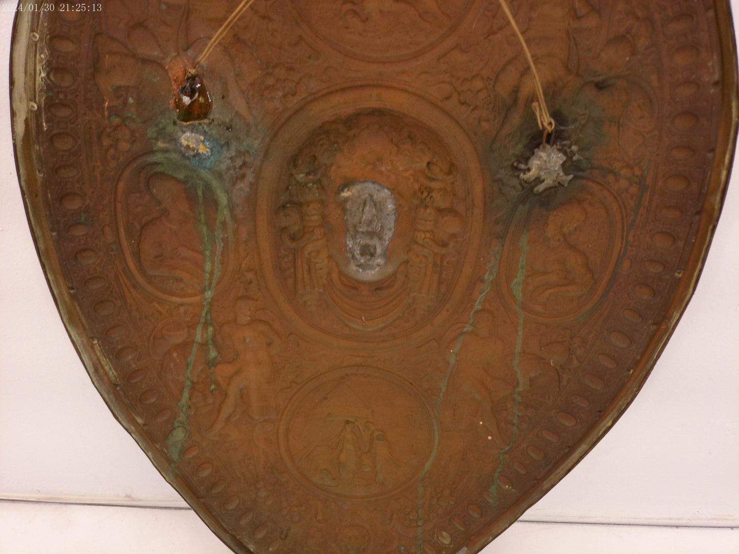 Metal Sheild after BENVENUTO CELLINI'S Parade of FRANCESCO I De Medici,, Germany 1880