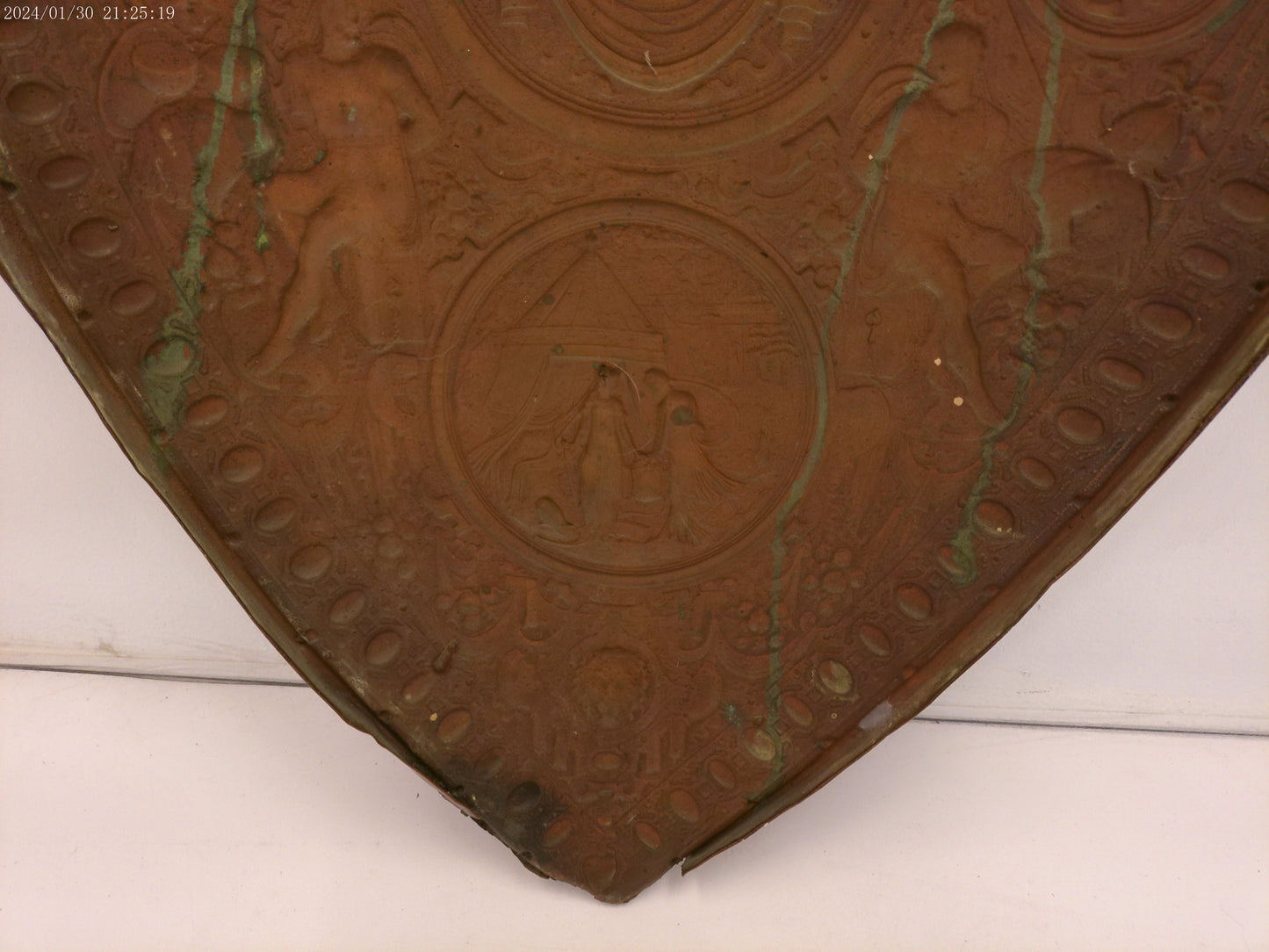 Metal Sheild after BENVENUTO CELLINI'S Parade of FRANCESCO I De Medici,, Germany 1880