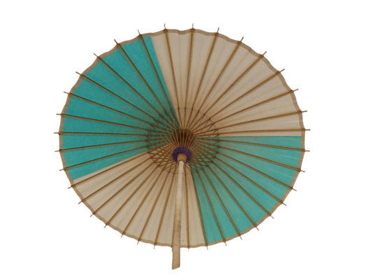Cool mint and white Umbrella vintage
