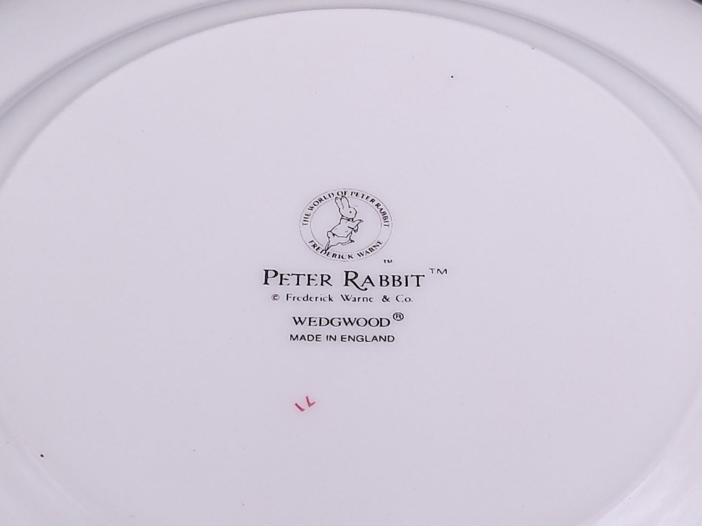 Peter Rabbit Childrens Dish, Plate and Cup  Made by Wedgwood "For your Christening"