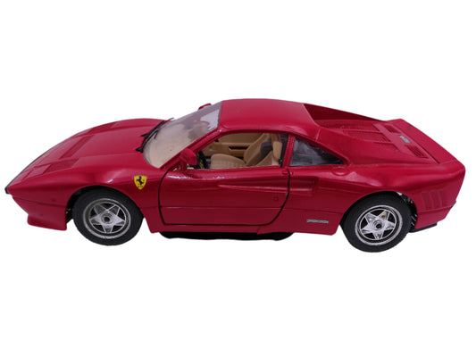 Tonka Polistil Ferrari GTO Metal Plastic Diecast Car Vintage Excellent on stand