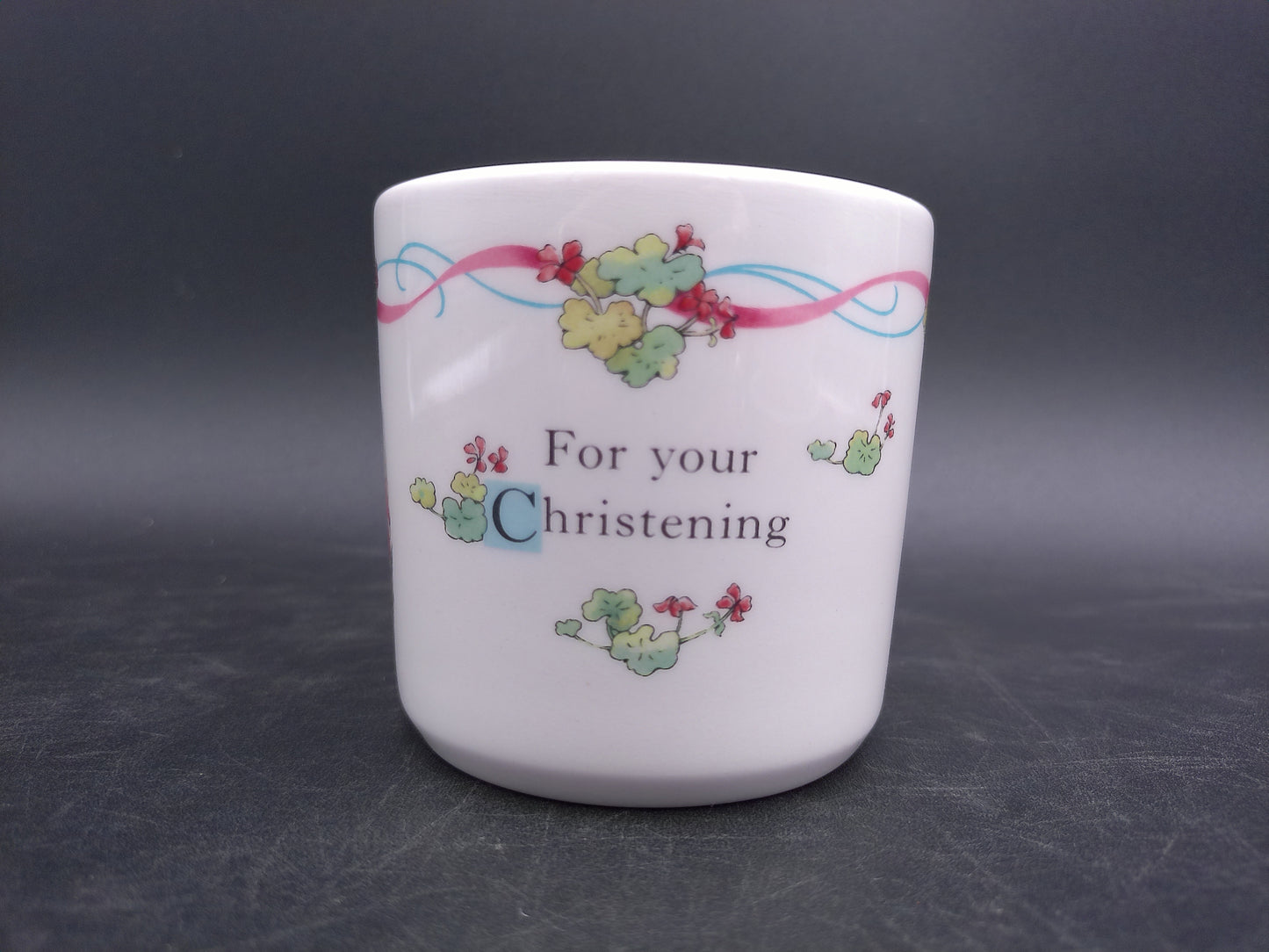 Peter Rabbit Childrens Dish, Plate and Cup  Made by Wedgwood "For your Christening"