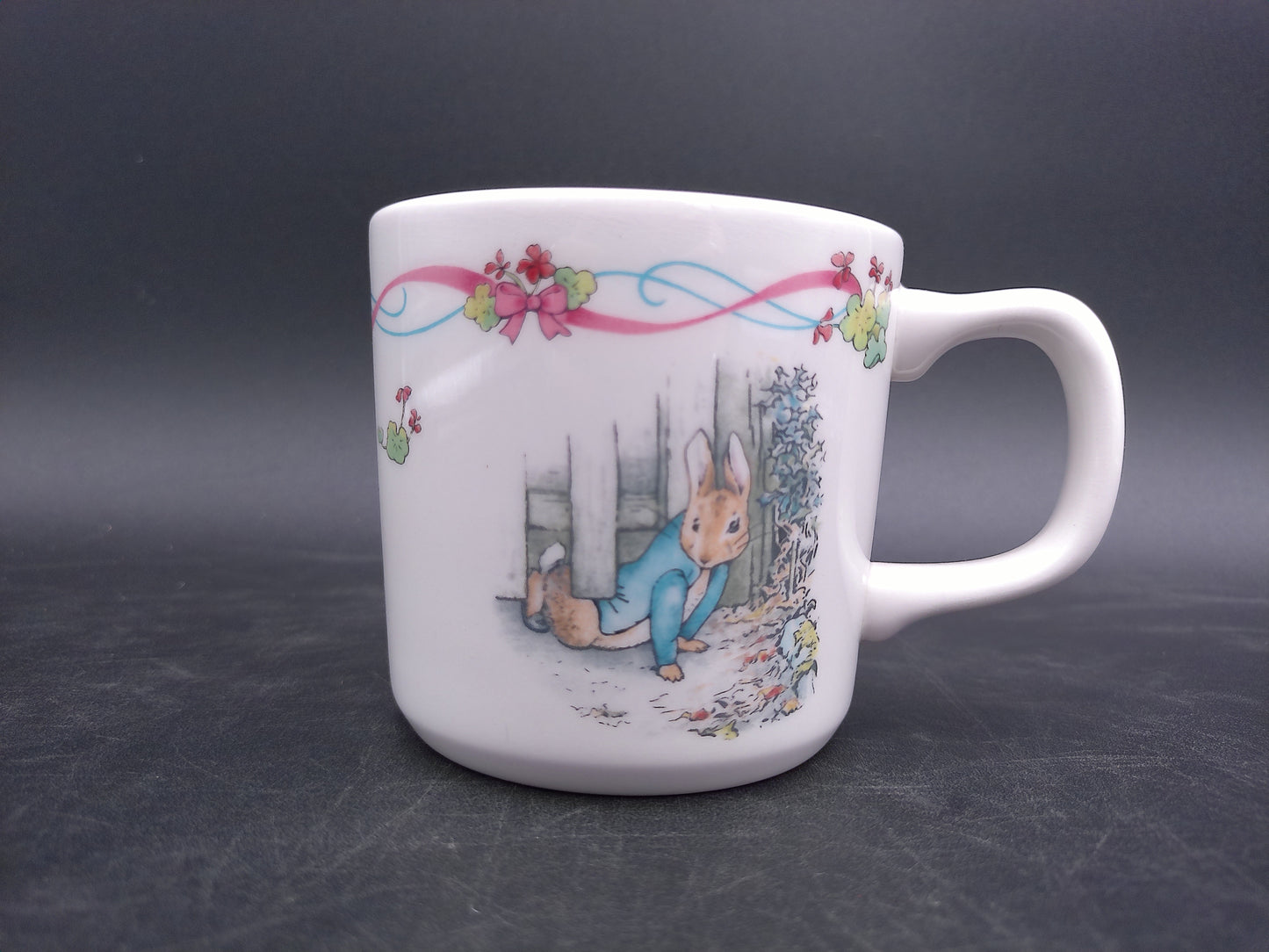 Peter Rabbit Childrens Dish, Plate and Cup  Made by Wedgwood "For your Christening"