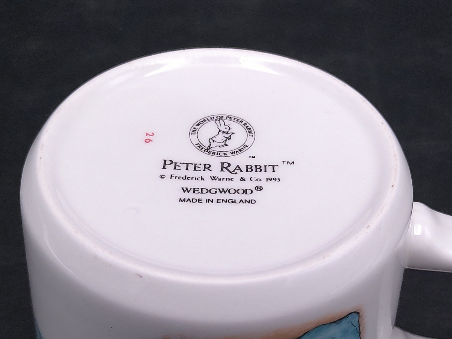 Peter Rabbit Childrens Dish, Plate and Cup  Made by Wedgwood "For your Christening"