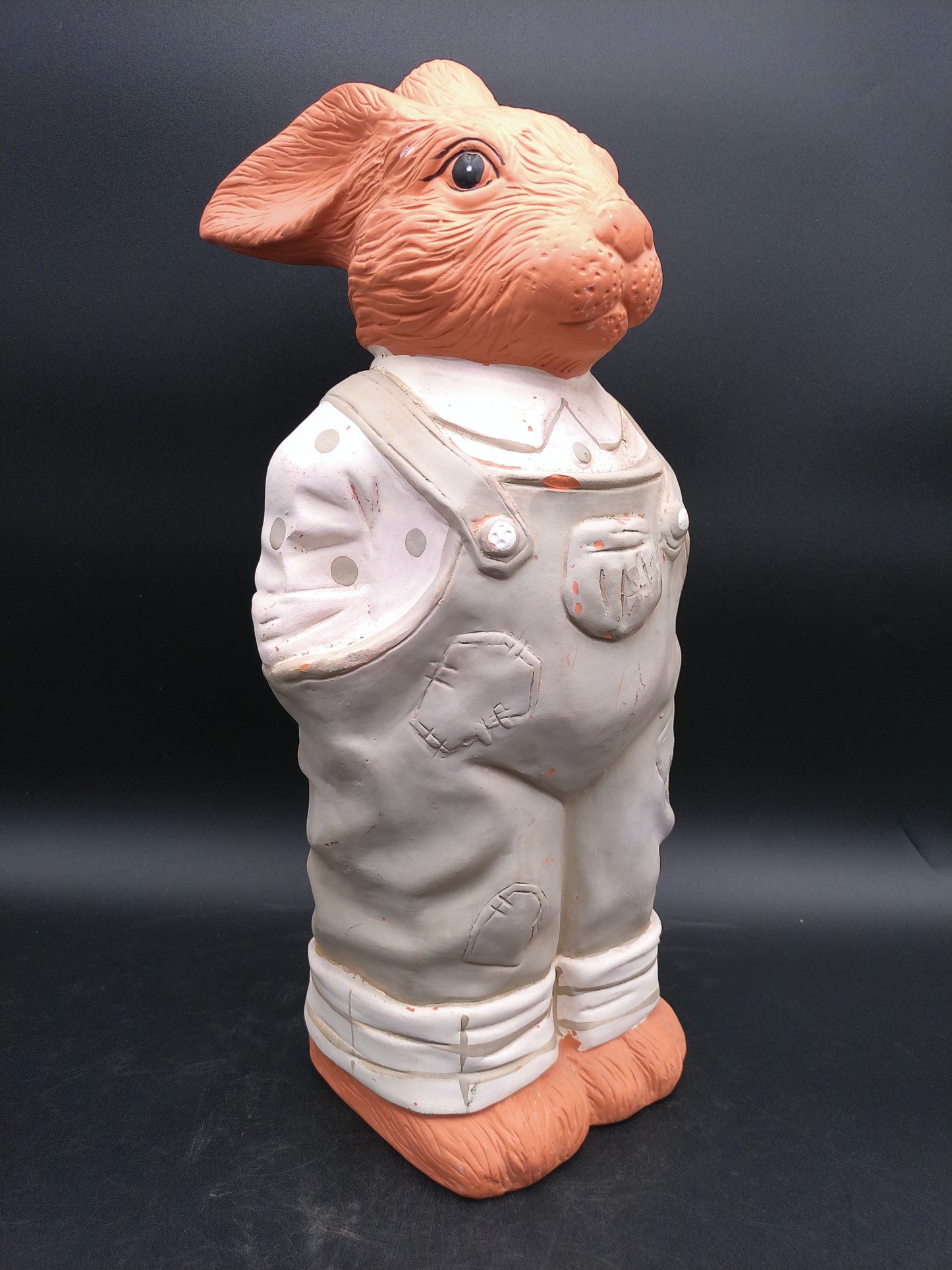 Peter Rabbit in Coveralls Statue Vintage