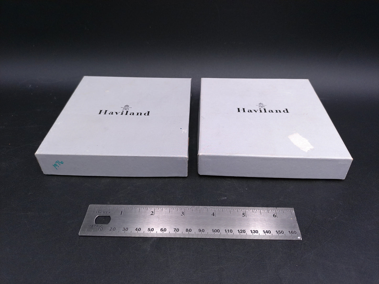 Haviland Porcelain Ornament Christmas Decoration   In Box France Lot of 2  #2