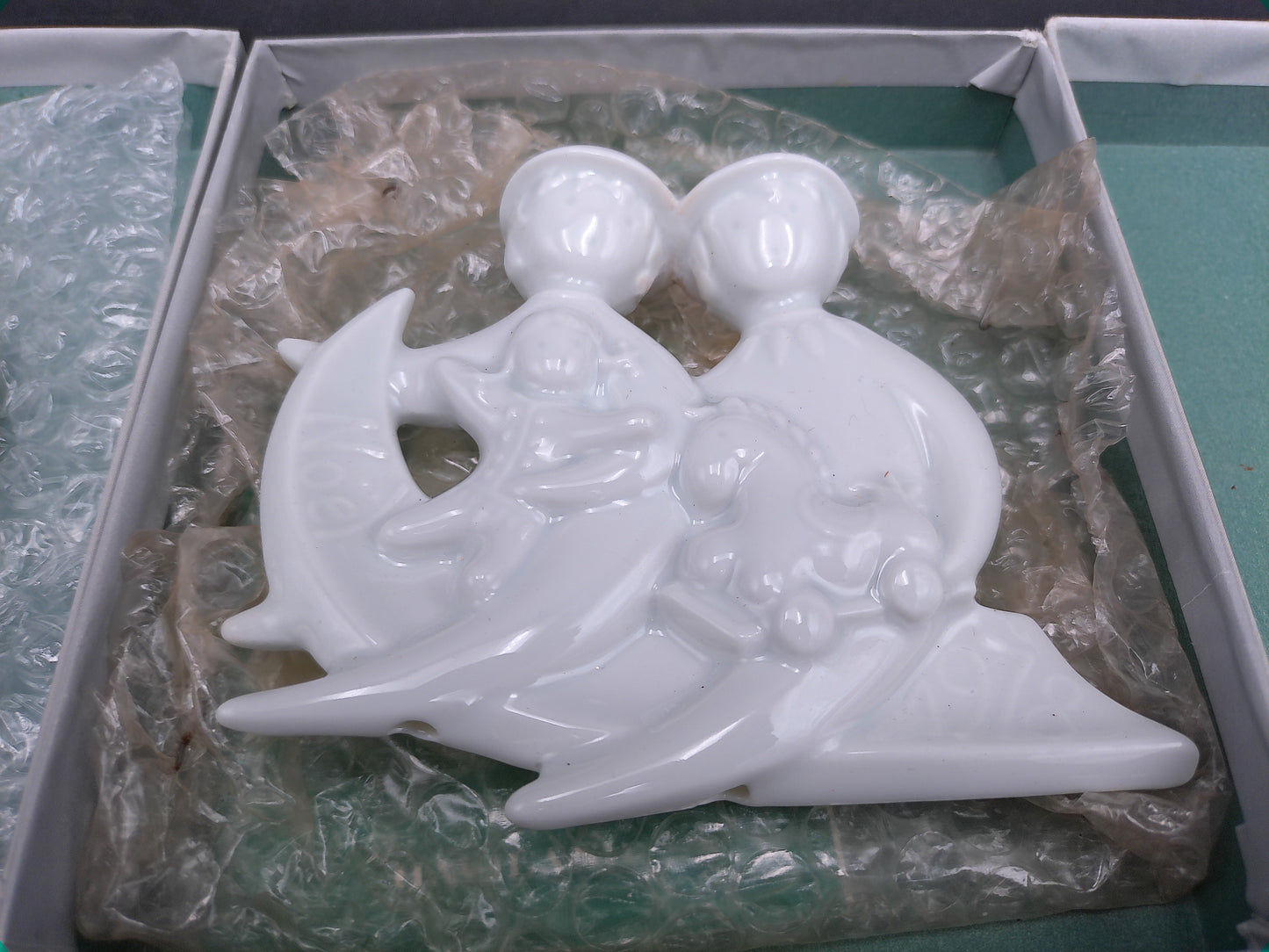 Haviland Porcelain Ornament Christmas Decoration   In Box France Lot of 2  #2