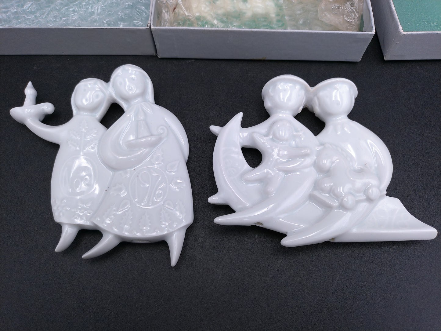 Haviland Porcelain Ornament Christmas Decoration   In Box France Lot of 2  #2