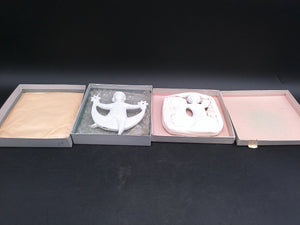Haviland Porcelain Ornament Christmas Decoration On Moon  Design Box  Lot of 2  #4