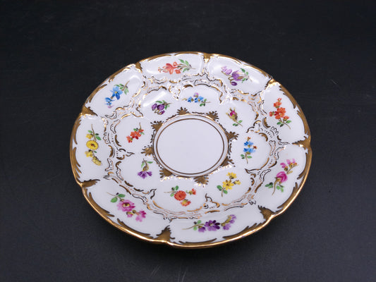 Meissen  Gold Gilt Saucer Plate Early 1900s from Meissen Germany