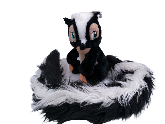 Disney Parks Authentic Original Bambi Flower Skunk Plush Toy Stuffed Animal 12"