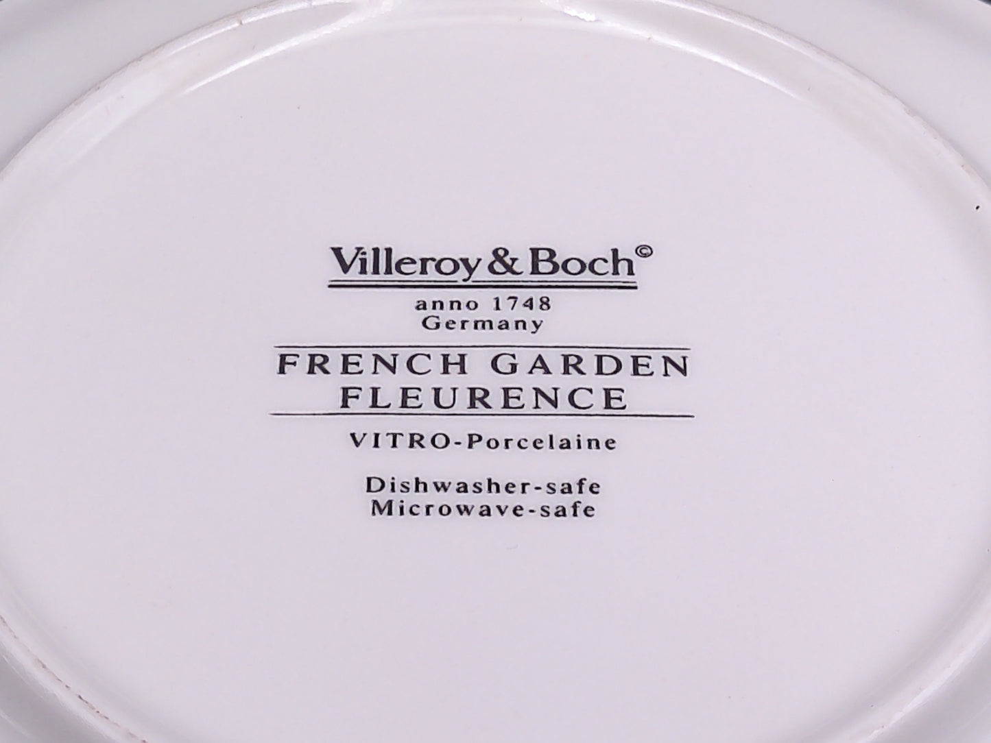 Villeroy & Boch "French Garden Fleurence "   Plate Made in Germany