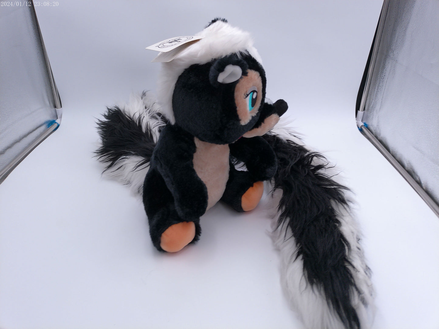 Disney Parks Authentic Original Bambi Flower Skunk Plush Toy Stuffed Animal 12"