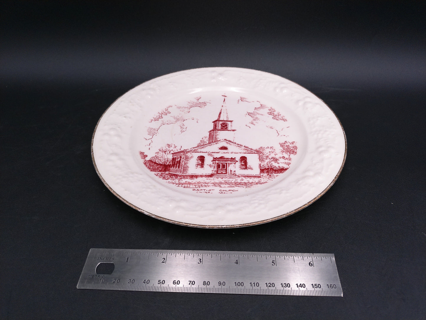 Collector Plate - China Baptist Church World Wide Art Studios Vintage
