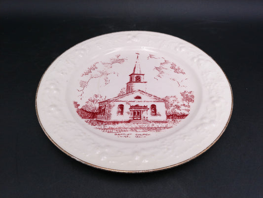 Collector Plate - China Baptist Church World Wide Art Studios Vintage