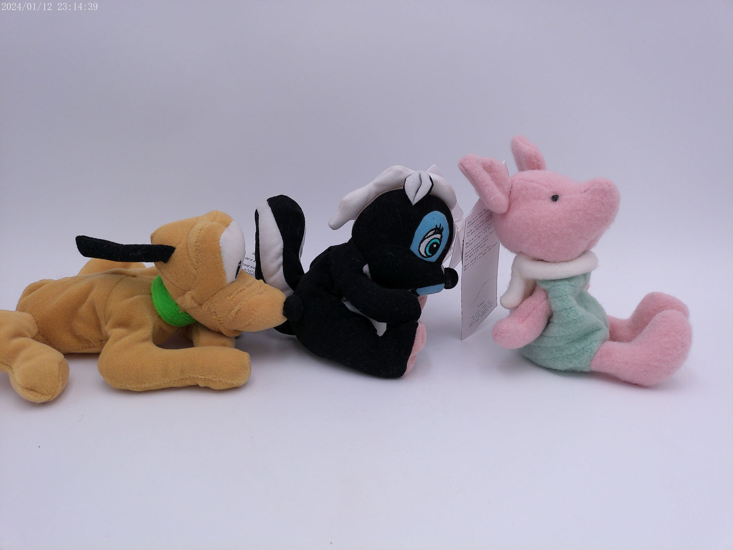 Disney Vintage stuff Toys Lot of 3