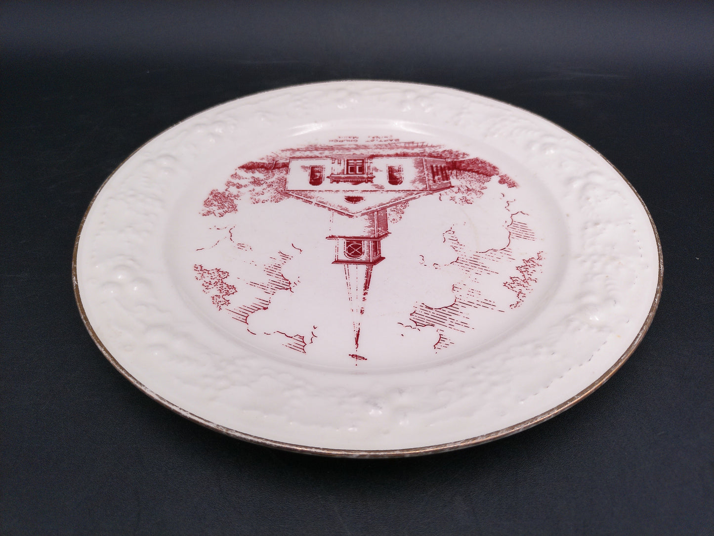 Collector Plate - China Baptist Church World Wide Art Studios Vintage